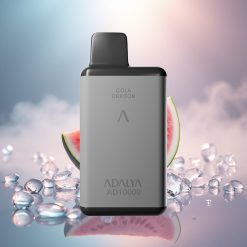 Adalya AD 10000 Züge Wassermelone Eis Wiederaufladbar USB-C