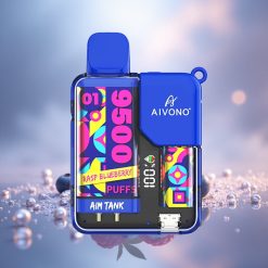 Aivono Aim-Tank 9500 Züge Himbeer Blaubeere LCD